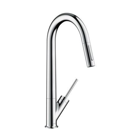 Immagine di Axor STARCK miscelatore monocomando cucina monocomando 270, con doccetta estraibile, finitura cromo 10821000