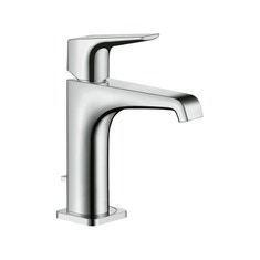 Immagine di Axor CITTERIO E miscelatore monocomando lavabo 130, con maniglia a leva e set di scarico pop-up, finitura cromo 36110000