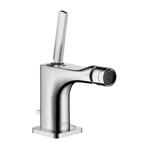 Immagine di Axor CITTERIO E miscelatore monocomando bidet con maniglia a leva, scarico e saltarello, finitura cromo 36120000