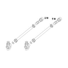 Immagine di Ariston Kit 2 rubinetti riscaldamento 3318225