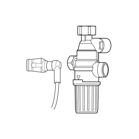 Immagine di Ariston Kit valvola miscelatrice termostatica e sonda solare integrate per integrazione caldaie miste con sistemi solari a circolazione naturale 3318290
