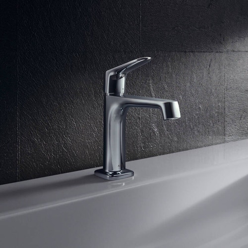 Immagine di Axor CITTERIO M miscelatore monocomando lavabo 100, con set di scarico pop-up, finitura cromo 34010000