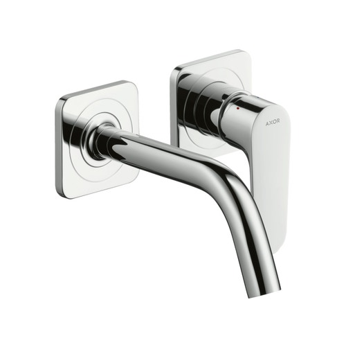 Immagine di Axor CITTERIO M miscelatore monocomando, ad incasso a parete, con bocca di erogazione 16,7 cm, finitura cromo 34113000
