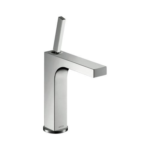 Immagine di Axor CITTERIO miscelatore monocomando lavabo 160, con set di scarico pop-up, finitura cromo 39031000