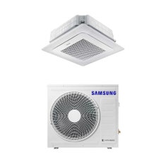 Immagine di Samsung CASSETTA 4 VIE WINDFREE Climatizzatore a cassetta monosplit inverter | unità esterna 7.1 kW unità interna 24000 BTU AC071RXADKG/EU+AC071RN4DKG/EU