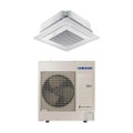 Immagine di Samsung CASSETTA 4 VIE WINDFREE ALTA EFFICIENZA Climatizzatore a cassetta monosplit inverter | unità esterna 10 kW trifase unità interna 35000 BTU AC100BN4PKG/EU+AC100BXAPNG/EU