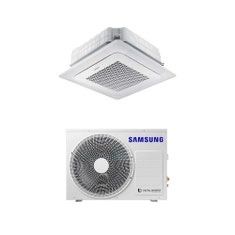 Immagine di Samsung CASSETTA 4 VIE MINI WINDFREE R32 Climatizzatore a cassetta monosplit inverter | unità esterna 5 kW unità interna 18000 BTU AC052RXADKG/EU+AC052RNNDKG/EU