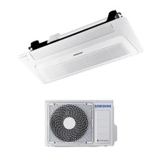 Immagine di Samsung CASSETTA 1 VIA WINDFREE R32 Climatizzatore a cassetta monosplit inverter | unità esterna 2.6 kW unità interna 9000 BTU AC026RXADKG/EU+AC026RN1DKG/EU