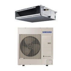 Immagine di Samsung CANALIZZABILE MEDIA PREVALENZA Climatizzatore canalizzabile monosplit inverter | unità esterna 12 kW trifase unità interna 40000 BTU AC120RXADNG/EU+AC120RNMDKG/EU