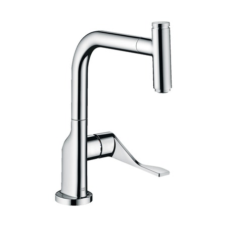 Immagine di Axor CITTERIO miscelatore monocomando cucina, Select 230, con doccetta estraibile, finitura cromo 39861000