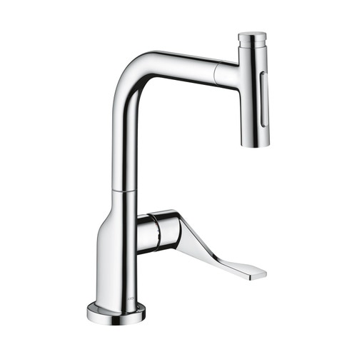 Immagine di Axor CITTERIO miscelatore cucina monocomando, Select 230, 2 jet con doccetta estraibile e sBox, finitura cromo 39862000