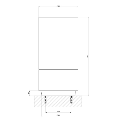 Immagine di Gessi 316 TOTAL LOOK supporto da terra per installazione a pavimento lavabo (art.54601), finitura cristalplant dark metal 54603#850