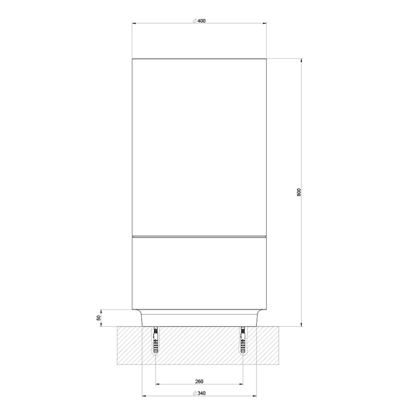 Immagine di Gessi TOTAL LOOK supporto da terra per installazione a pavimento lavabo (art.54601), finitura cristalplant dark metal 54603#850