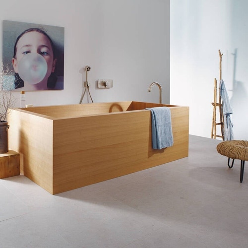 Immagine di Axor UNO bocca d'erogazione vasca, curva, a pavimento, finitura nichel spazzolato 38412820