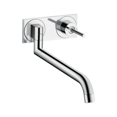 Immagine di Axor UNO miscelatore monocomando cucina, ad incasso a parete, finitura cromo 38815000