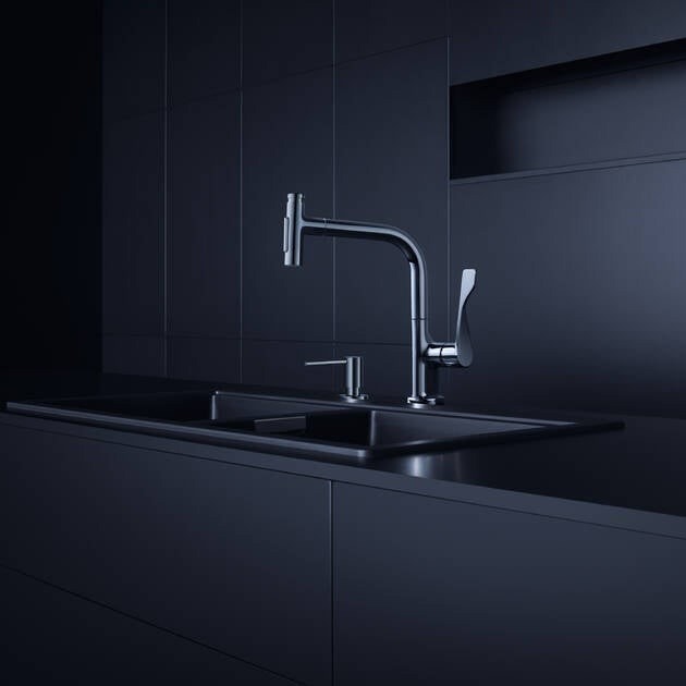 Immagine di Axor UNO distributore sapone liquido, finitura cromo 42818000