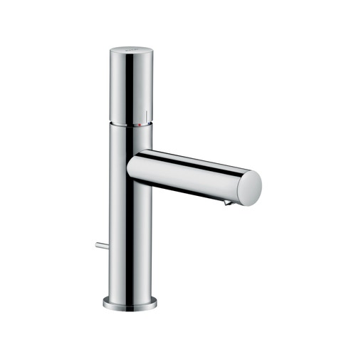 Immagine di Axor UNO miscelatore monocomando lavabo 110, con maniglia zero e set di scarico pop-up, finitura cromo 45001000