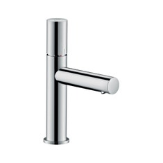 Immagine di Axor UNO miscelatore monocomando lavabo 110, con maniglia zero e set di scarico, finitura cromo 45002000