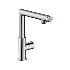 Immagine di Axor UNO miscelatore lavabo Select 220, con set di scarico pop-up, finitura cromo 45016000