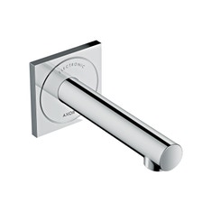 Immagine di Axor UNO miscelatore elettronico lavabo, ad incasso a parete, con bocca d'erogazione 16,1 cm, finitura cromo 45110000