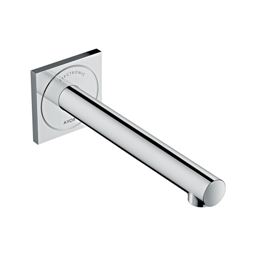 Immagine di Axor UNO miscelatore elettronico lavabo, ad incasso a parete, con bocca d'erogazione 22,1 cm, finitura cromo 45111000