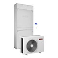Immagine di Ariston GENUS ONE HYBRID FLEX IN NET 25/7 Sistema ibrido a incasso composto da pompa di calore integrata con caldaia a condensazione, per riscaldamento, raffrescamento e produzione di ACS con bollitore 150 litri 3301478