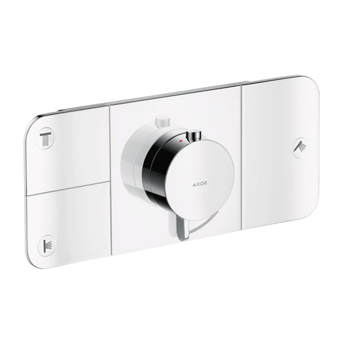 Immagine di Axor ONE modulo termostatico, ad incasso, per 3 utenze, finitura cromo 45713000