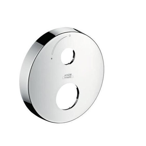 Immagine di Axor Placca distanziale rotonda 2 fori con frecce, finitura cromo 14963000
