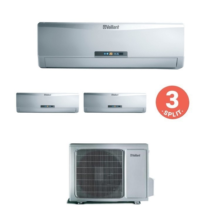 Immagine di Vaillant climaVAIR Climatizzatore trial split 0010015056+2x 0010015055+0010014963 9+9+12 BTU