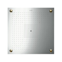 Immagine di Axor SHOWERSOLUTIONS ShowerHeaven 970/970, 3 jet, con illuminazione, finitura acciaio optic 10623800