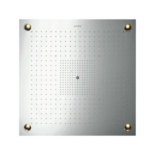 Immagine di Axor SHOWERSOLUTIONS ShowerHeaven 970/970, 3 jet, con illuminazione, finitura acciaio optic 10623800