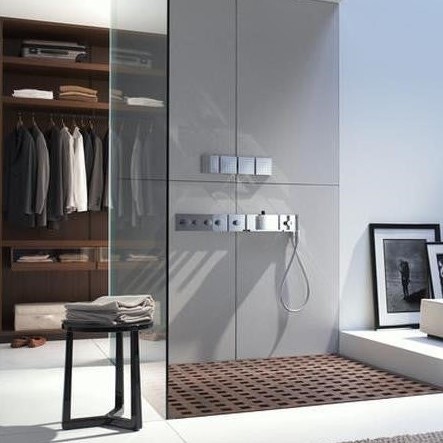 Immagine di Axor SHOWERSOLUTIONS modulo termostatico 360/120, ad incasso, per 3 utenze, Square, finitura cromo 10751000