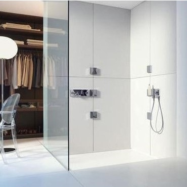 Immagine di Axor SHOWERSOLUTIONS modulo termostatico 360/120, ad incasso, per 3 utenze, Square, finitura cromo 10751000