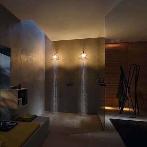 Immagine di Axor LAMPSHOWER Nendo lampshower 275, 1 jet, con braccio doccia, finitura cromo 26031000