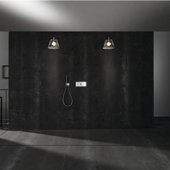 Immagine di Axor LAMPSHOWER Nendo lampshower 275, 1 jet, con braccio doccia, finitura cromo 26031000
