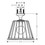 Immagine di Axor LAMPSHOWER Nendo lampshower 275, 1 jet, con fissaggio a soffitto, finitura cromo 26032000