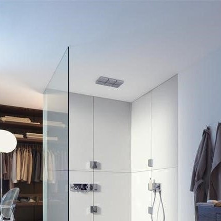 Immagine di Axor SHOWERSOLUTIONS modulo doccia 120/120, ad incasso, Square, finitura cromo 28491000