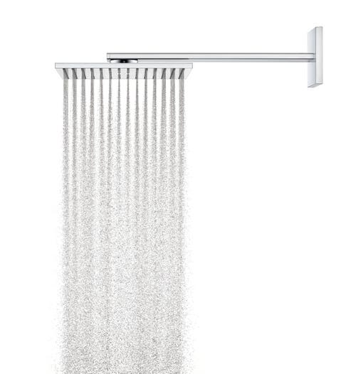 Immagine di Axor SHOWERSOLUTIONS soffione doccia 300/300, 1 jet, con braccio doccia, finitura cromo 35314000