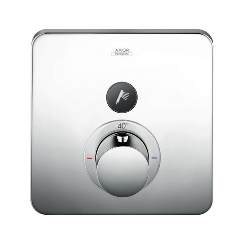 Immagine di Axor SHOWERSELECT miscelatore termostatico, ad incasso, softcube, per 1 utenza, finitura cromo 36705000