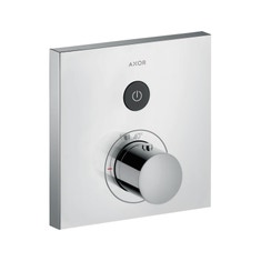 Immagine di Axor SHOWERSELECT miscelatore termostatico, ad incasso, Square, per 1 utenza, finitura cromo 36714000