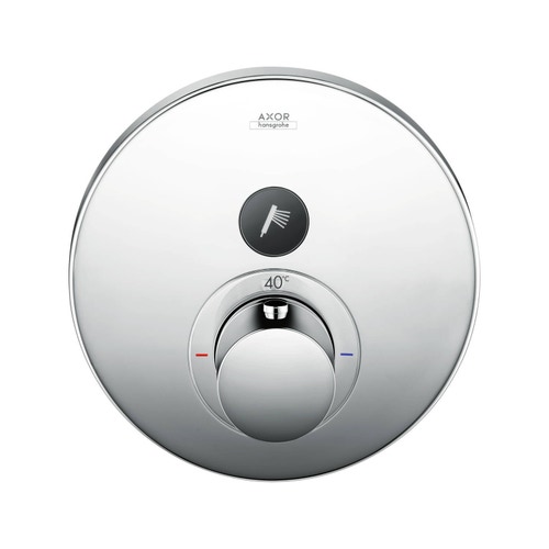 Immagine di Axor SHOWERSELECT miscelatore termostatico, ad incasso, per 1 utenza, Round, finitura cromo 36722000