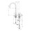 Immagine di Axor ONE miscelatore lavabo 260, 2 fori, Select, senza salterello, finitura cromo 48060000