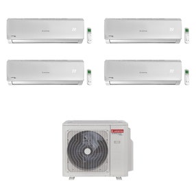 Immagine di Ariston ALYS R32 Climatizzatore a parete quadri split inverter | unità esterna 10.6 kW unità interne 9000+9000+12000+12000 BTU 3381262+2x3381251+2x3381252