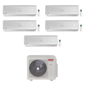 Immagine di Ariston ALYS R32 Climatizzatore a parete penta split inverter | unità esterna 12.4 kW unità interne 9000+9000+9000+9000+12000 BTU 3381263+4x3381251-3381252