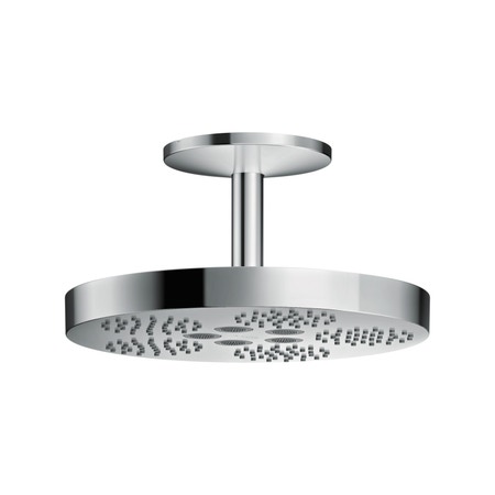 Immagine di Axor ONE soffione doccia 280, 1 jet, con fissaggio a soffitto, finitura cromo 48493000