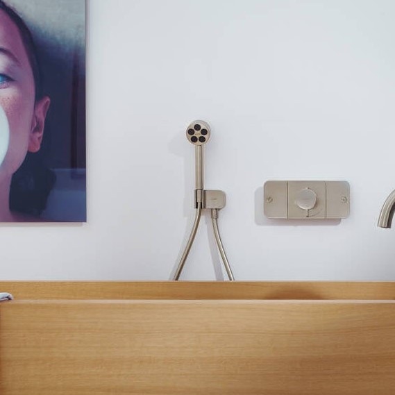 Immagine di Axor ONE doccetta 75, 1 jet, EcoSmart, finitura cromo 48651000