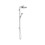 Immagine di Axor ONE showerpipe 280, 1 jet, ad incasso, finitura cromo 48790000