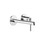 Immagine di Gessi INGRANAGGIO miscelatore lavabo, a parete, P.17 cm, senza scarico e senza corpo incasso, finitura cromo 63581#031