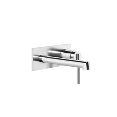 Immagine di Gessi INGRANAGGIO miscelatore lavabo, a parete, P.17 cm, senza scarico, finitura cromo 63588#031