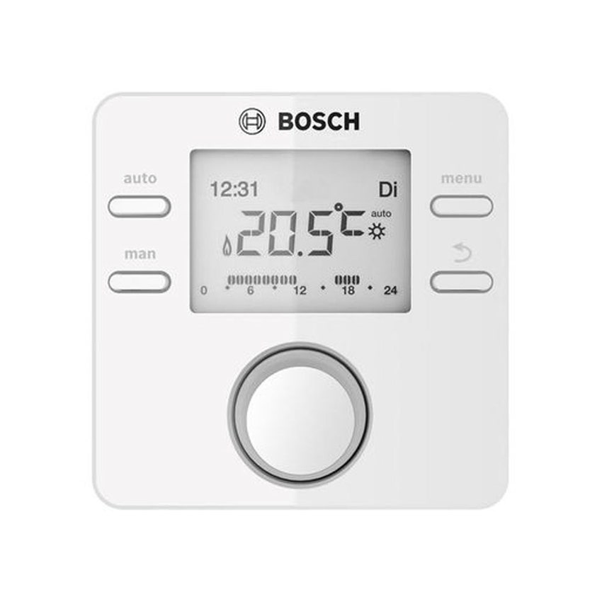 Immagine di Bosch CW100 Centralina climatica a programmazione settimanale con sensore ambiente integrato 7738111040